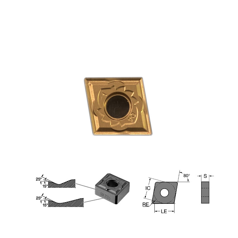 80度菱形車刀片CNMG160608-S