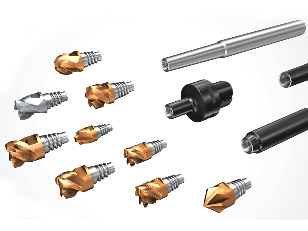 整體式硬質(zhì)合金切削頭 (帶四分之一圓內(nèi)R